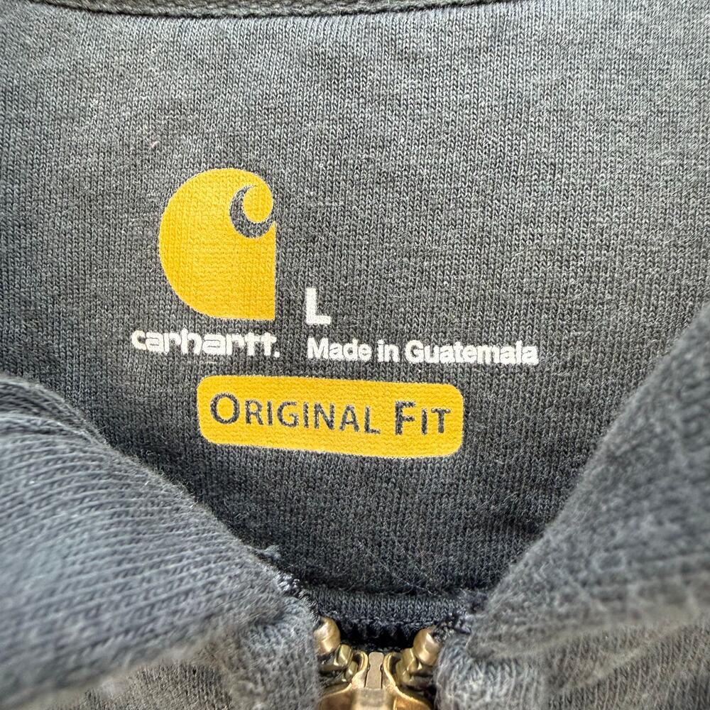 Carhartt RD Hoodie Men's L Rain Defender Black Original Fit Outdoor Work Gear - Picture 8 of 12